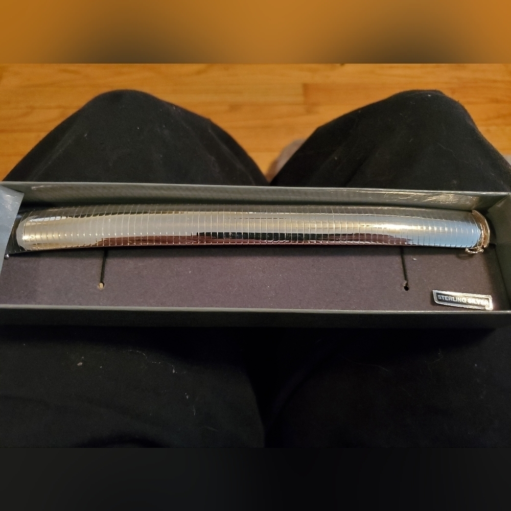Chunky Sterling Silver Bracelet